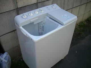 二層式洗濯機の写真